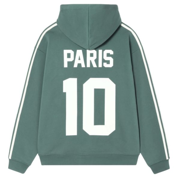 Mansour Striped 10 Hoodie Groen