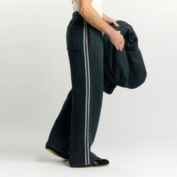 Mansour Striped Trainingsbroek Zwart