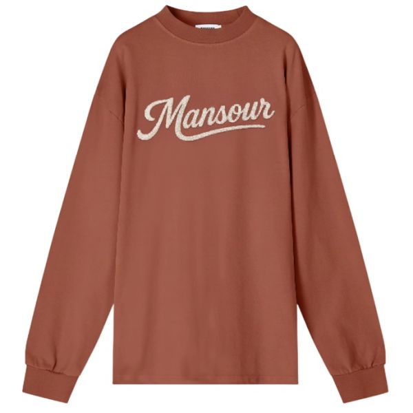 Mansour Swoosh Longsleeve T-shirt Rood