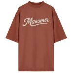 Mansour Swoosh T-shirt Rood