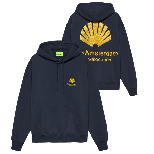 New Amsterdam Surf Association Logo Hoodie Navy