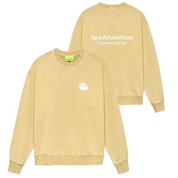 New Amsterdam Surf Association Logo Sweater Geel