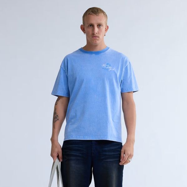 New Amsterdam Surf Association Welcome To Palmbeach T-shirt Blauw