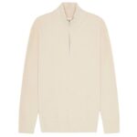 NN.07 Danny Half Zip Sweater Off White