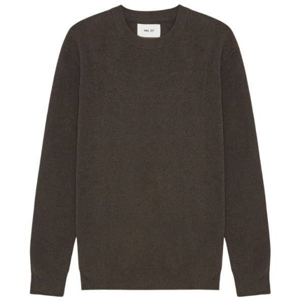 NN.07 Danny Knit Sweater Donker Bruin
