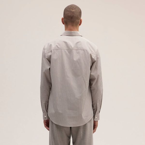 NN.07 Quinsy Overhemd Bruin