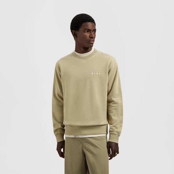 Olaf Brushstroke Face Sweater Beige