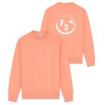 Olaf Brushstroke Face Sweater Coral