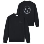 Olaf Brushstroke Face Sweater Zwart