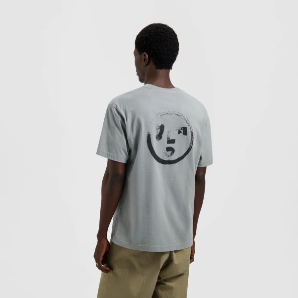 Olaf Brushstroke Face T-shirt Grijs