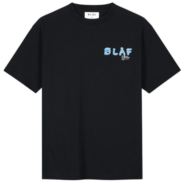 Olaf Paint Olaf T-shirt Zwart