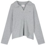 Olaf Signature Knitted Polo Grijs