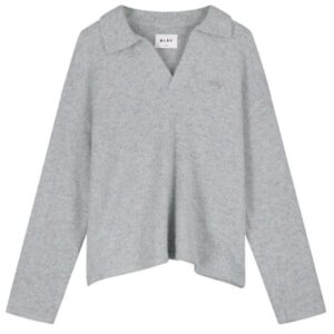 Olaf Signature Knitted Polo Grijs