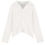 Olaf Signature Knitted Polo Off White
