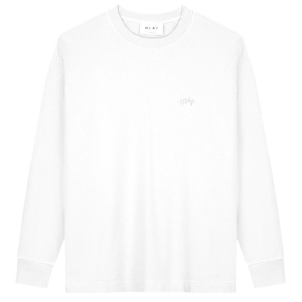 Olaf Signature Longsleeve T-shirt Wit