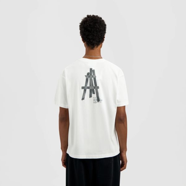 Olaf Taped Easel T-shirt Wit
