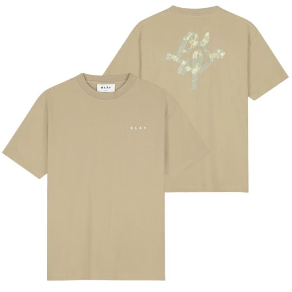 Olaf Taped Monogram T-shirt Beige