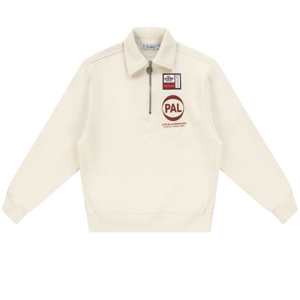 PAL Sporting Goods Pre Game 26 Half Zip Sweater Off White