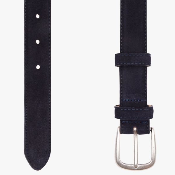 Profuomo Suede Riem Navy