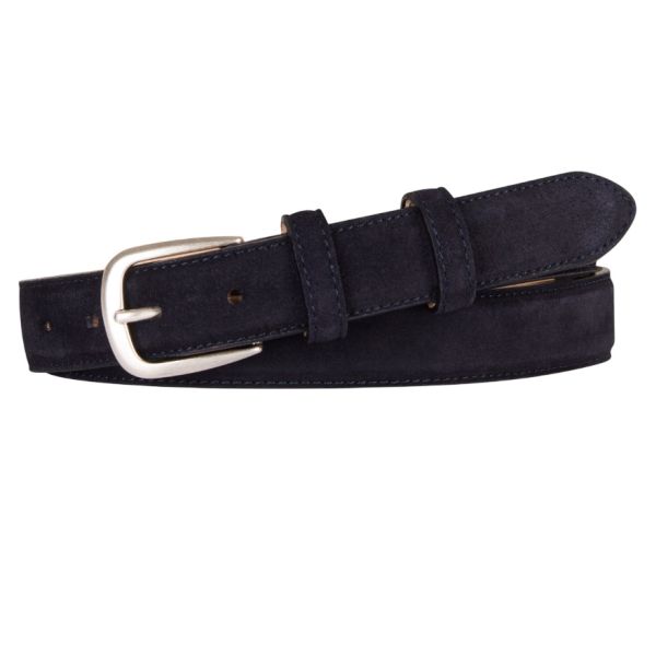Profuomo Suede Riem Navy