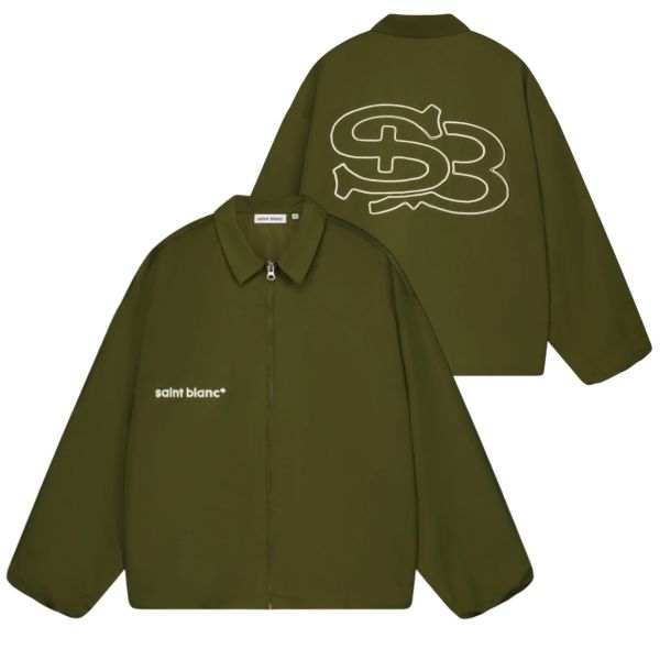 Saint Blanc Interlock Coach Jack Donker Groen | Mezaldy.com