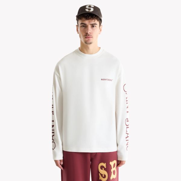 Saint Blanc Whisper Longsleeve T-shirt Off White