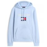 Tommy Hilfiger Embro Flag Hoodie Licht Blauw