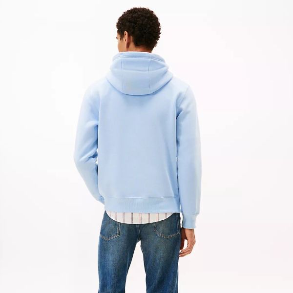 Tommy Hilfiger Embro Flag Hoodie Licht Blauw