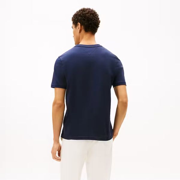 Tommy Hilfiger Embro Flag T-shirt Navy