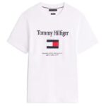 Tommy Hilfiger Embro Flag T-shirt Wit
