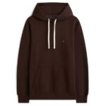 Tommy Hilfiger Essential Fleece Hoodie Bruin