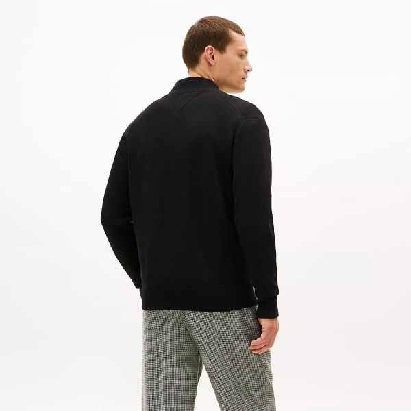 Tommy Hilfiger Full Milano Baseball Vest Zwart