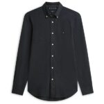 Tommy Hilfiger Knit Pique Feather Overhemd Zwart