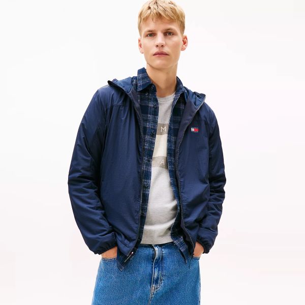 Tommy Jeans Fleece Chicago Jas Navy