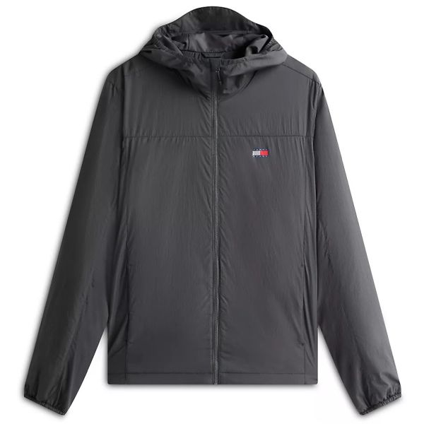 Tommy Jeans Fleece Chicago Jas Zwart