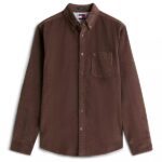Tommy Jeans Regular Baby Cord Overshirt Bruin