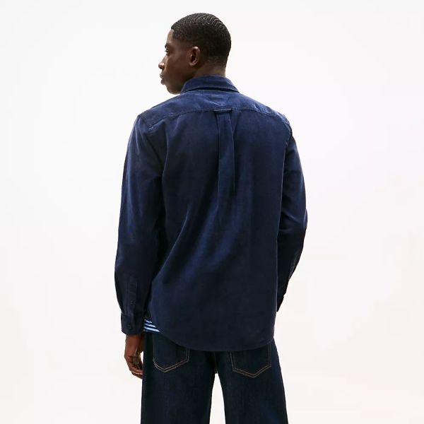 Tommy Jeans Regular Baby Cord Overshirt Navy