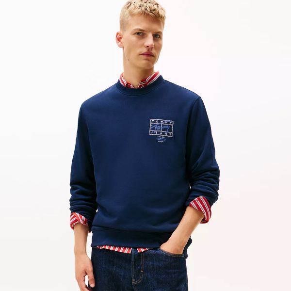 Tommy Jeans Regular Entry DNA Sweater Navy