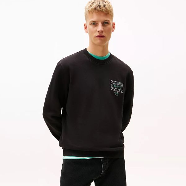 Tommy Jeans Regular Entry DNA Sweater Zwart