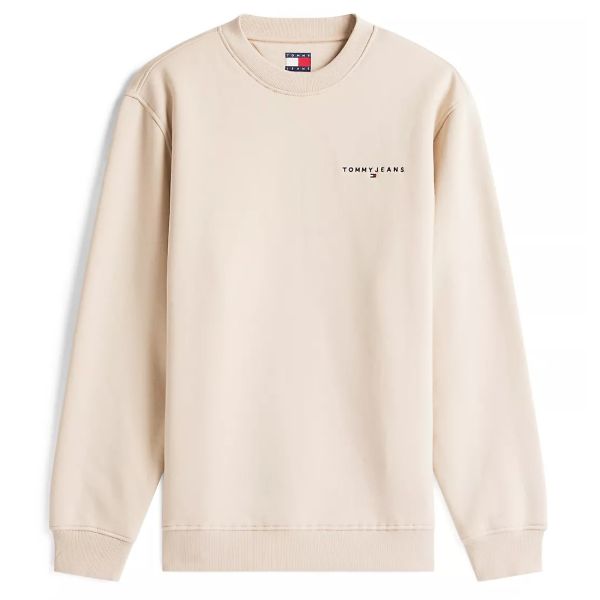 Tommy Jeans Regular Linear Sweater Beige