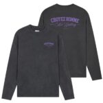 Croyez Art Gallery Longsleeve T-shirt Antraciet