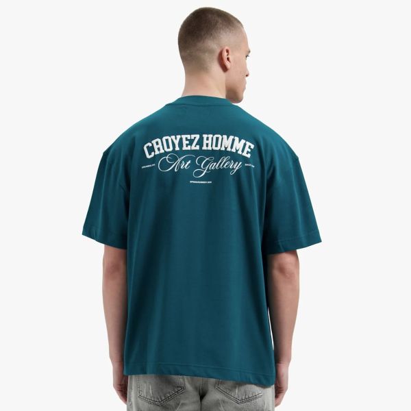 Croyez Art Gallery T-shirt Donker blauw