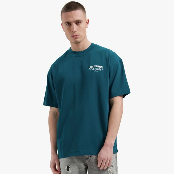 Croyez Art Gallery T-shirt Donker blauw