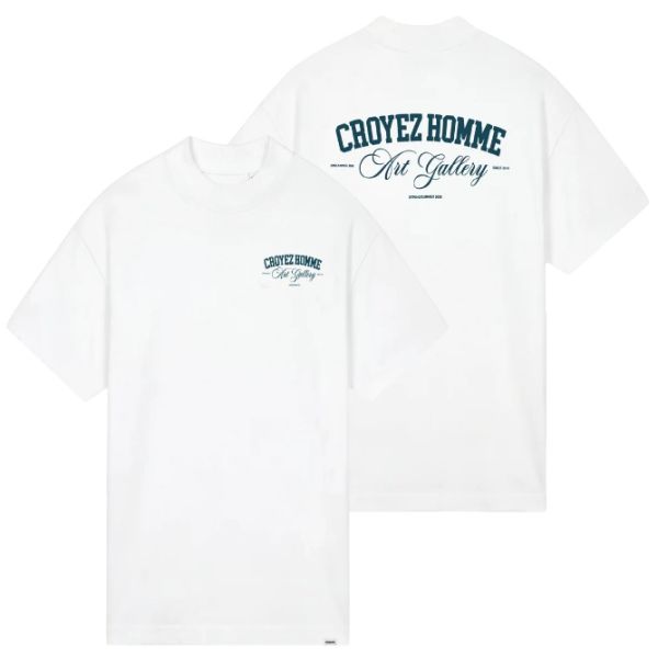 Croyez Art Gallery T-shirt Wit