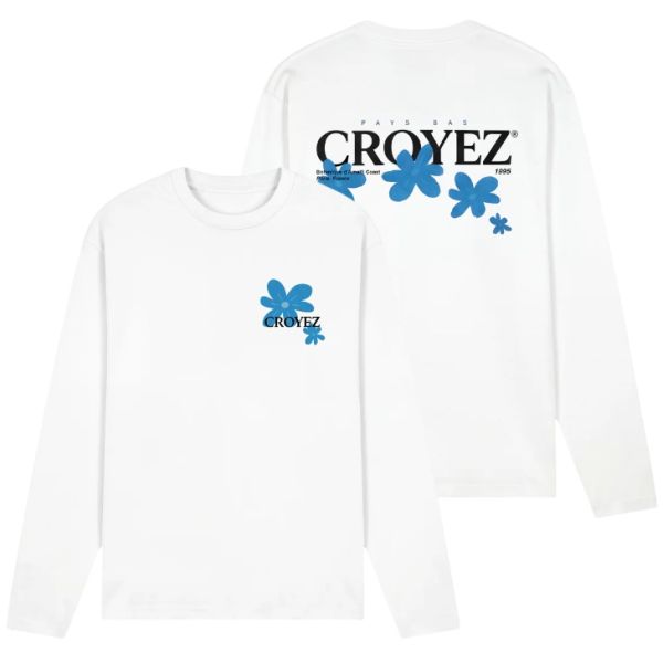 Croyez Botanique Longsleeve T-shirt Wit