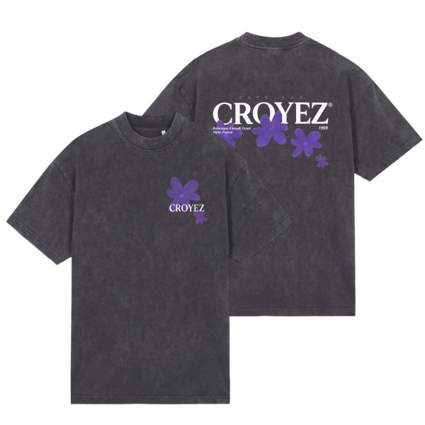Croyez Botanique T-shirt Antraciet