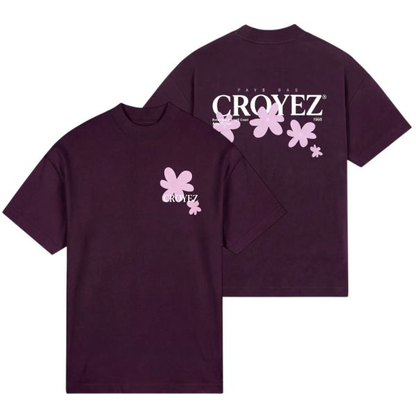 Croyez Botanique T-shirt Bordeaux