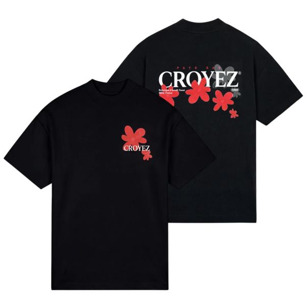 Croyez Botanique T-shirt Zwart