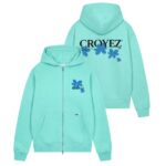 Croyez Botanique Vest Blauw