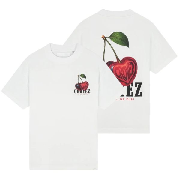Croyez Cerise D'Amour T-shirt Wit
